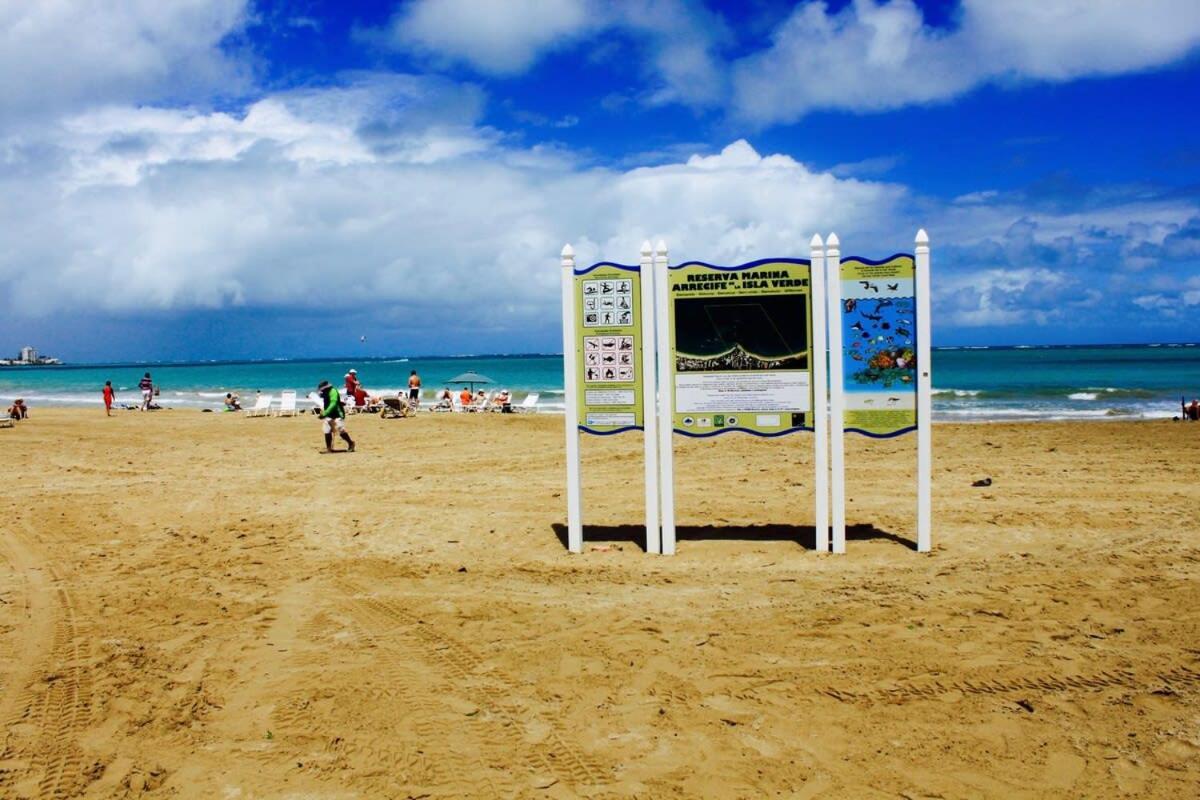 2Br Gem Ocean Front Building Isla Verde Beach サンジョアン エクステリア 写真